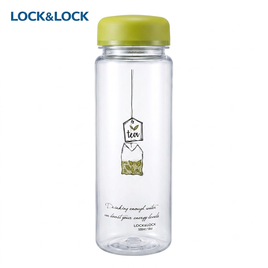 {Order giao 25/8} Bình nước Lock&Lock 500ml, nhựa tritan an toàn, có lưới lọc pha trà