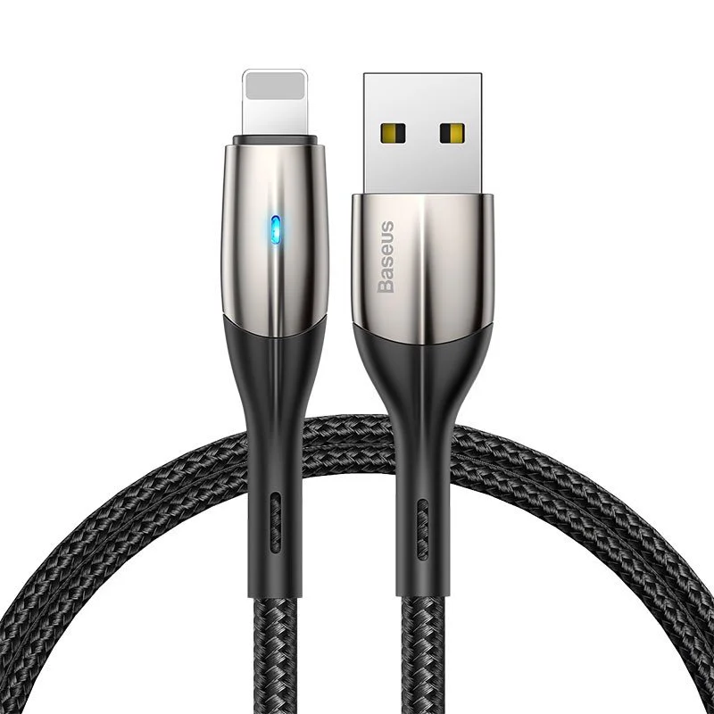 Cáp sạc nhanh iPhone Lightning CALSP Baseus Horizontal Data cable ( màu random )