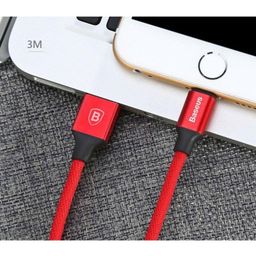 Cáp sạc iPhone 1.5A Baseus Yiven Lightning USB, bọc dù (màu ngẫu nhiên)