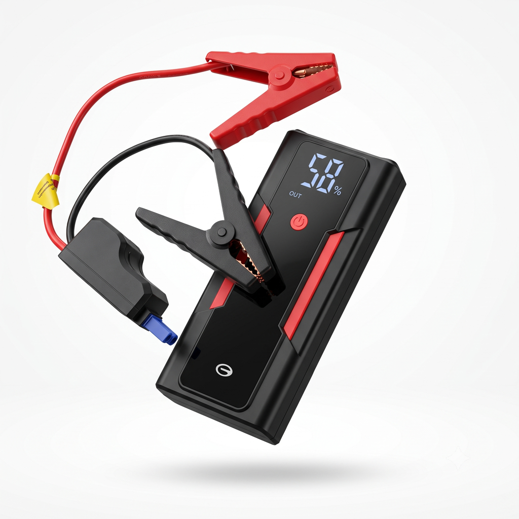 Pin Dự Phòng 12000mAh GAC A43 Kiêm Bộ Kích Bình Ắc Quy Ô Tô Xe Máy chính hãng Pin Dự Phòng 12000mAh GAC A43 Kiêm Bộ Kích Bình Ắc Quy Ô Tô Xe Máy - Thiết kế ngoại quan thực tế chính hãng tại Hiếu Tạp Hóa