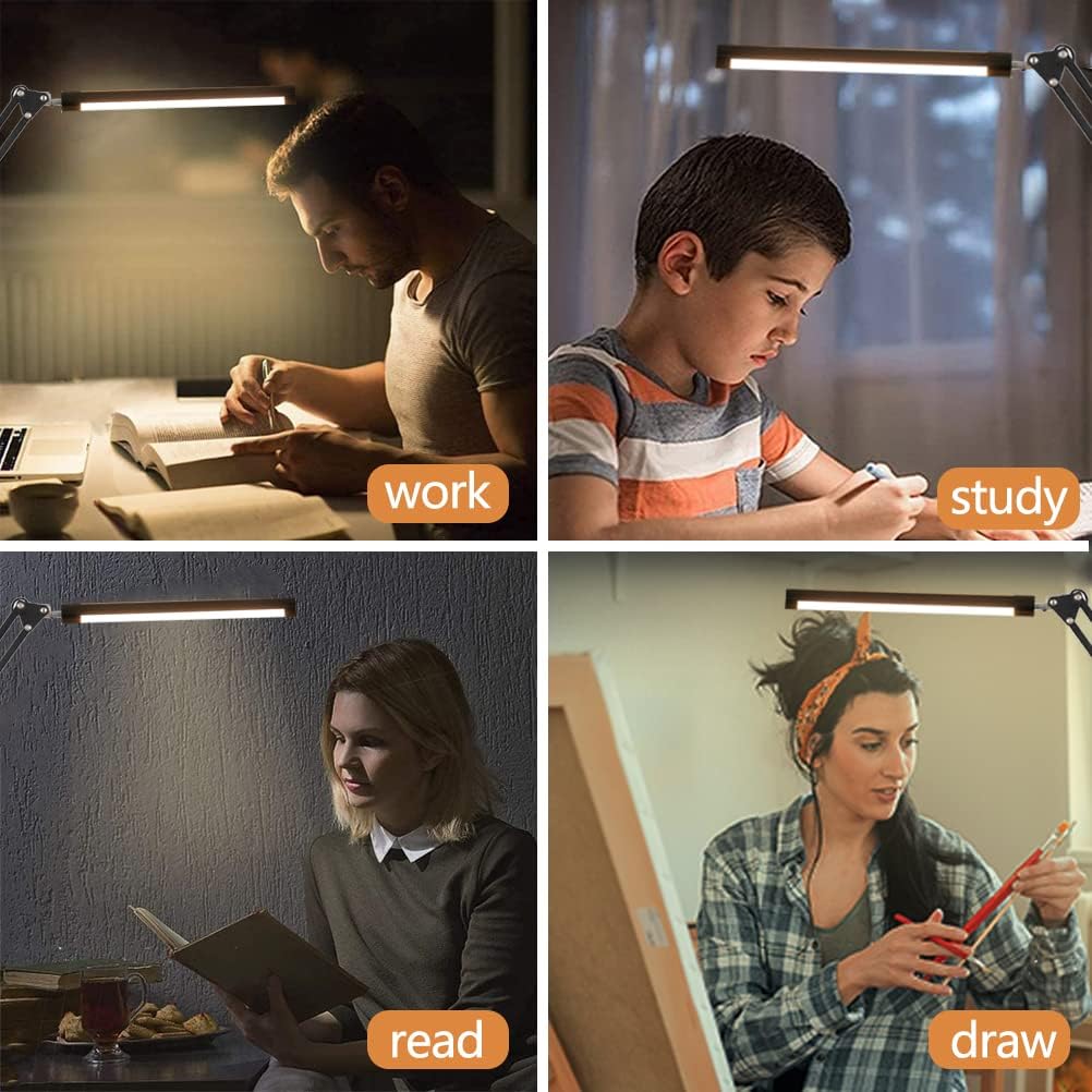 Đèn Đọc Sách Kẹp Bàn Cao Cấp LONGTOO T09 Khung Hợp Kim Đèn LED Tiết Kiệm Điện thực tế Đèn Đọc Sách Kẹp Bàn Cao Cấp LONGTOO T09 Khung Hợp Kim Đèn LED Tiết Kiệm Điện - Góc chụp chi tiết thực tế 6