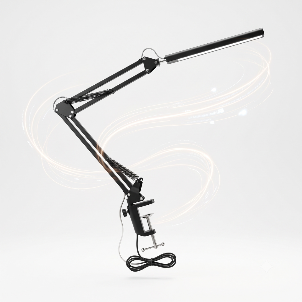Đèn Đọc Sách Kẹp Bàn Cao Cấp LONGTOO T09 Khung Hợp Kim Đèn LED Tiết Kiệm Điện thực tế Đèn Đọc Sách Kẹp Bàn Cao Cấp LONGTOO T09 Khung Hợp Kim Đèn LED Tiết Kiệm Điện - Góc chụp chi tiết thực tế 13