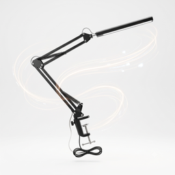Đèn đọc sách kẹp bàn cao cấp LONGTOO T09, khung hợp kim, đèn Led tiết kiệm điện.