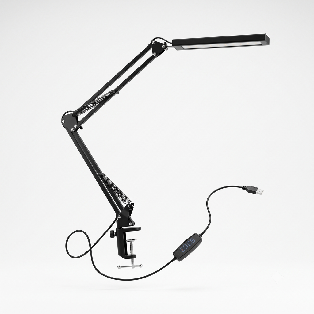 Đèn Đọc Sách Kẹp Bàn Cao Cấp LONGTOO T09 Khung Hợp Kim Đèn LED Tiết Kiệm Điện thực tế Đèn Đọc Sách Kẹp Bàn Cao Cấp LONGTOO T09 Khung Hợp Kim Đèn LED Tiết Kiệm Điện - Góc chụp chi tiết thực tế 11