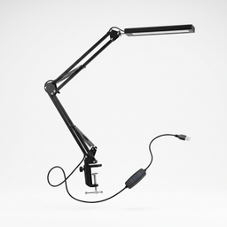 Đèn đọc sách kẹp bàn cao cấp LONGTOO T09, khung hợp kim, đèn Led tiết kiệm điện.
