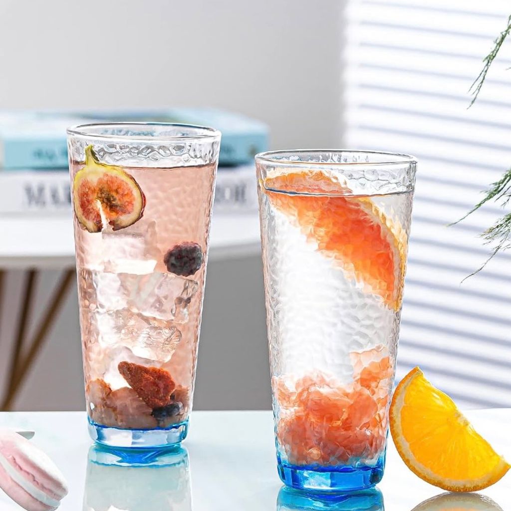 {Order giao 30/9} Bộ 8 cốc thuỷ tinh pha lê sắc xanh GOLDAREA ( hàng Amazon ) thực tế {Order giao 30/9} Bộ 8 cốc thuỷ tinh pha lê sắc xanh GOLDAREA ( hàng Amazon ) - Góc chụp chi tiết thực tế 8