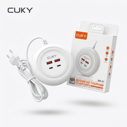Ổ cắm sạc đa năng 4 cổng 2A + 2C CUKY / Original - giao random chân cắm, màu,…