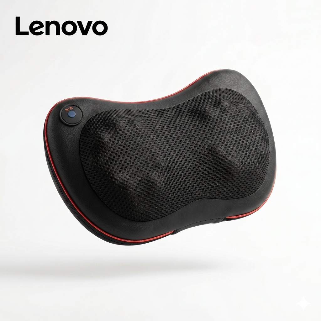 Gối massage cổ vai gáy hồng ngoại LENOVO - H10 / L-PAS001 chính hãng Gối massage cổ vai gáy hồng ngoại LENOVO - H10 / L-PAS001 - Thiết kế ngoại quan thực tế chính hãng tại Hiếu Tạp Hóa