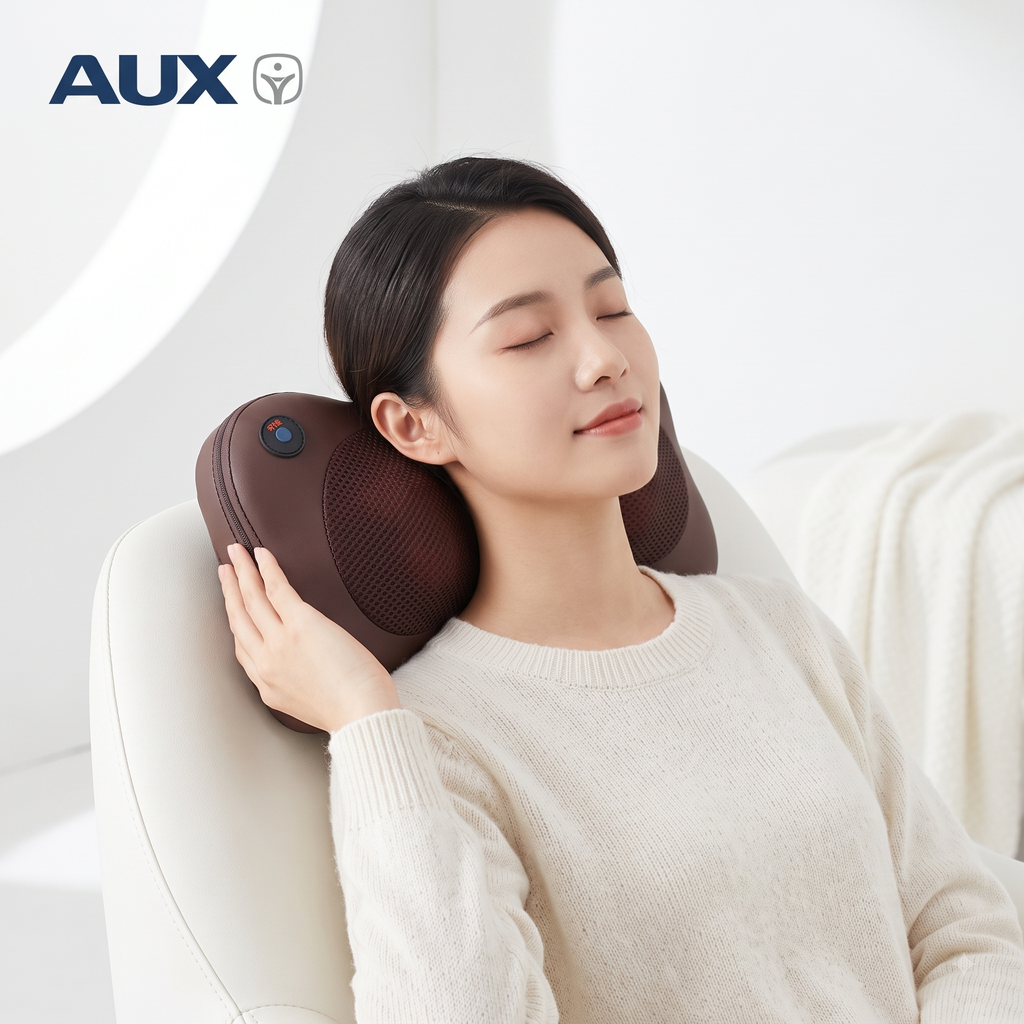 Gối massage thông minh AUX - JX007 thực tế Gối massage thông minh AUX - JX007 - Góc chụp chi tiết thực tế 5
