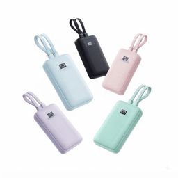 Pin dự phòng 10.000mAh hợp 2 cáp 1L 1C sạc nhanh 30w tích - ko hộp, chưa in lo…