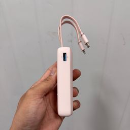 Pin dự phòng 10.000mAh hợp 2 cáp 1L 1C sạc nhanh 30w tích - ko hộp, chưa in lo…