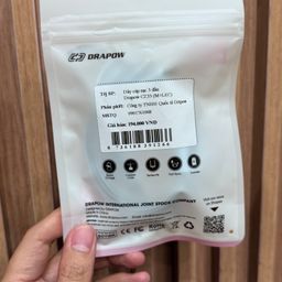 Dây cáp sạc 3 đầu DRAPOW CZ33 (L + C + M), sạc được iPhone 18