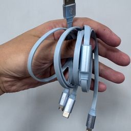 Dây cáp sạc 3 đầu DRAPOW CZ33 (L + C + M), sạc được iPhone 18