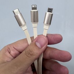 Dây cáp sạc 3 đầu DRAPOW CZ33 (L + C + M), sạc được iPhone 18
