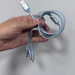 Dây cáp sạc 3 đầu DRAPOW CZ33 (L + C + M), sạc được iPhone 18