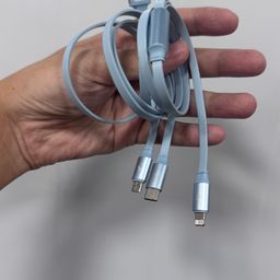 Dây cáp sạc 3 đầu DRAPOW CZ33 (L + C + M), sạc được iPhone 18