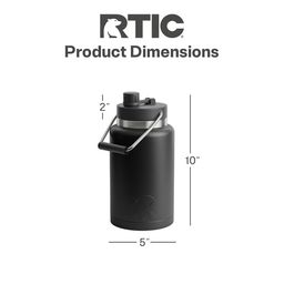 Bình Giữ Nhiệt RTIC Insulated Jug (1.8L) - Hàng Mỹ- Giữ Lạnh 24H