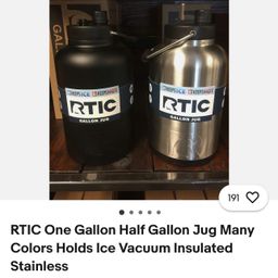 Bình Giữ Nhiệt RTIC Insulated Jug (1.8L) - Hàng Mỹ- Giữ Lạnh 24H