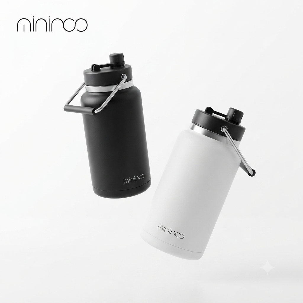 Bình giữ nhiệt cao cấp MININCO 1.8L , Giữ Lạnh 24 Giờ, Thép ko gỉ 18/8