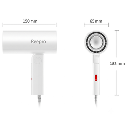Máy sấy tóc mini gấp gọn Reepro, tạo ion âm, có thể gập gọn,1300W / RP-HC04