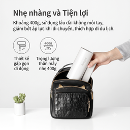 Máy sấy tóc mini gấp gọn Reepro, tạo ion âm, có thể gập gọn,1300W / RP-HC04