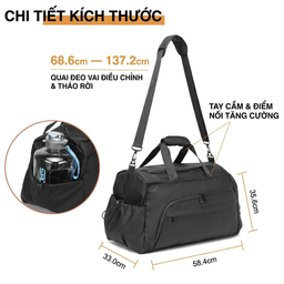 Túi thể thao đa năng, chơi Pickleball, tập gym, du lịch…hàng Amazon Mỹ