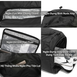 Túi thể thao đa năng, chơi Pickleball, tập gym, du lịch…hàng Amazon Mỹ