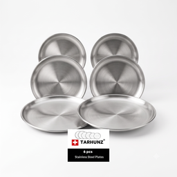 Bộ 6 đĩa inox cao cấp TARHUNZ