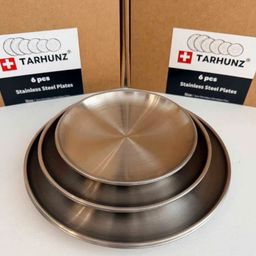 Bộ 6 đĩa inox cao cấp TARHUNZ