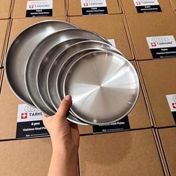 Bộ 6 đĩa inox cao cấp TARHUNZ