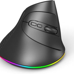Chuột Bluetooth công thái học RICHTECH - MX101 , chuột yên lặng, 3200 DPI, led…