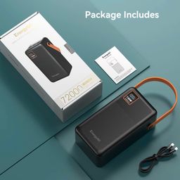 Pin dự phòng khủng long 72.000mAh hãng EnergyQC sạc nhanh 130W