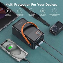 Pin dự phòng khủng long 72.000mAh hãng EnergyQC sạc nhanh 130W