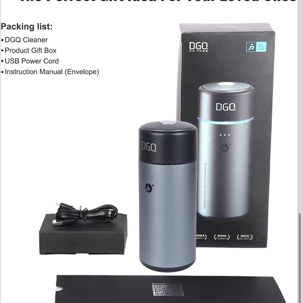 Máy lọc không khí di động cho xe hơi hãng DGQ, khử mùi ô tô ko cần lõi lọc,hàng Amazon thực tế Máy lọc không khí di động cho xe hơi hãng DGQ, khử mùi ô tô ko cần lõi lọc,hàng Amazon - Góc chụp chi tiết thực tế 6