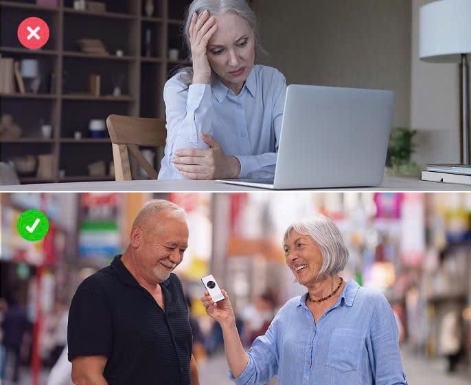 Máy phiên dịch cầm tay thông minh ENENCE, hàng Ebay Mỹ, dịch thời gian thực. thực tế Máy phiên dịch cầm tay thông minh ENENCE, hàng Ebay Mỹ, dịch thời gian thực. - Góc chụp chi tiết thực tế 14