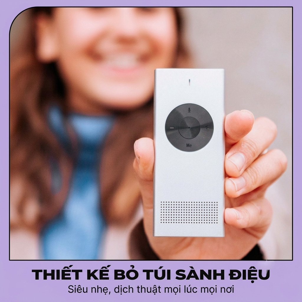 Máy phiên dịch cầm tay thông minh ENENCE, hàng Ebay Mỹ, dịch thời gian thực. thực tế Máy phiên dịch cầm tay thông minh ENENCE, hàng Ebay Mỹ, dịch thời gian thực. - Góc chụp chi tiết thực tế 6