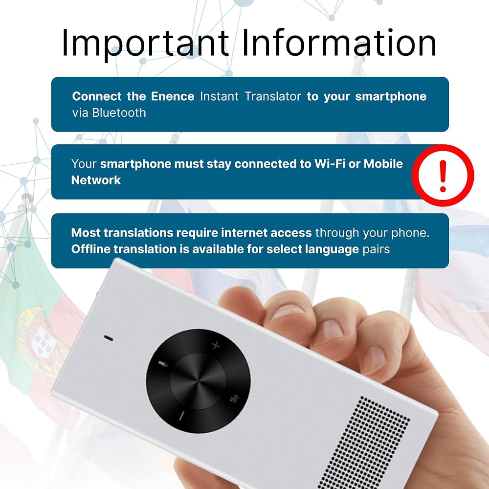 Máy phiên dịch cầm tay thông minh ENENCE, hàng Ebay Mỹ, dịch thời gian thực. thực tế Máy phiên dịch cầm tay thông minh ENENCE, hàng Ebay Mỹ, dịch thời gian thực. - Góc chụp chi tiết thực tế 18
