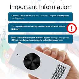 Máy phiên dịch cầm tay thông minh ENENCE, hàng Ebay Mỹ, dịch thời gian thực. (…