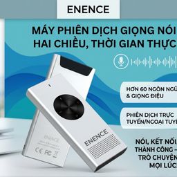 Máy phiên dịch cầm tay thông minh ENENCE, hàng Ebay Mỹ, dịch thời gian thực. (…