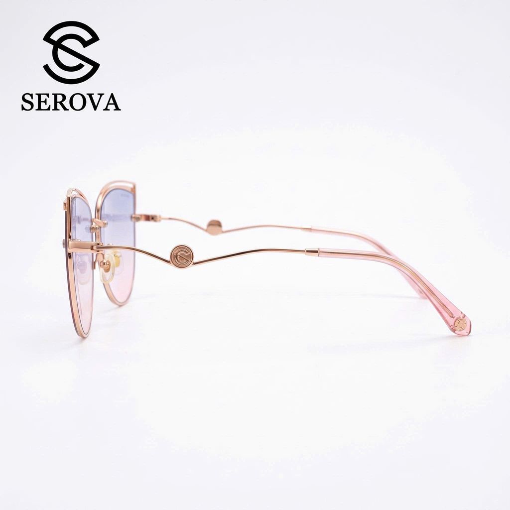 Kính râm Nam Nữ thời trang cao cấp chính hãng SEROVA SS9055 thực tế Kính râm Nam Nữ thời trang cao cấp chính hãng SEROVA SS9055 - Góc chụp chi tiết thực tế 5
