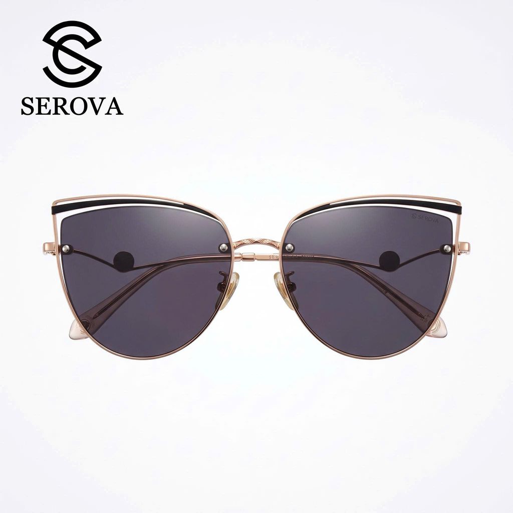 Kính râm Nam Nữ thời trang cao cấp chính hãng SEROVA SS9055 thực tế Kính râm Nam Nữ thời trang cao cấp chính hãng SEROVA SS9055 - Góc chụp chi tiết thực tế 6