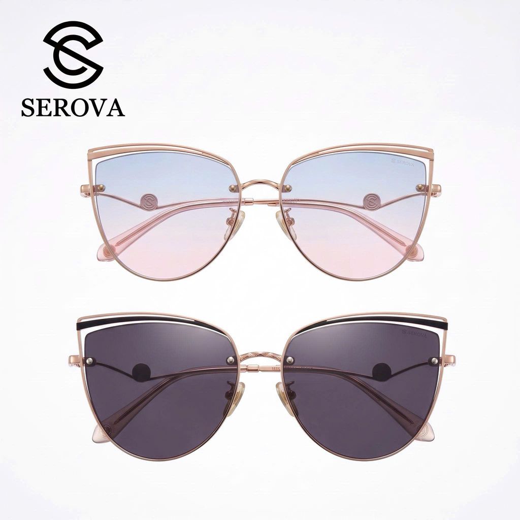 Kính râm Nam Nữ thời trang cao cấp chính hãng SEROVA SS9055 chính hãng Kính râm Nam Nữ thời trang cao cấp chính hãng SEROVA SS9055 - Thiết kế ngoại quan thực tế chính hãng tại Hiếu Tạp Hóa