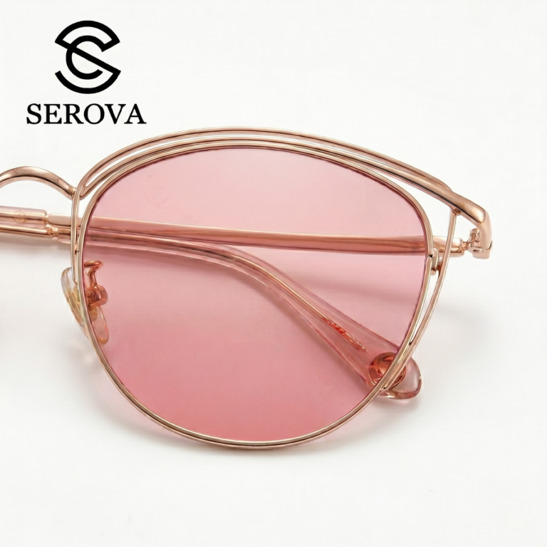 Kính râm Nam Nữ thời trang cao cấp chính hãng SEROVA SS9031 thực tế Kính râm Nam Nữ thời trang cao cấp chính hãng SEROVA SS9031 - Góc chụp chi tiết thực tế 5