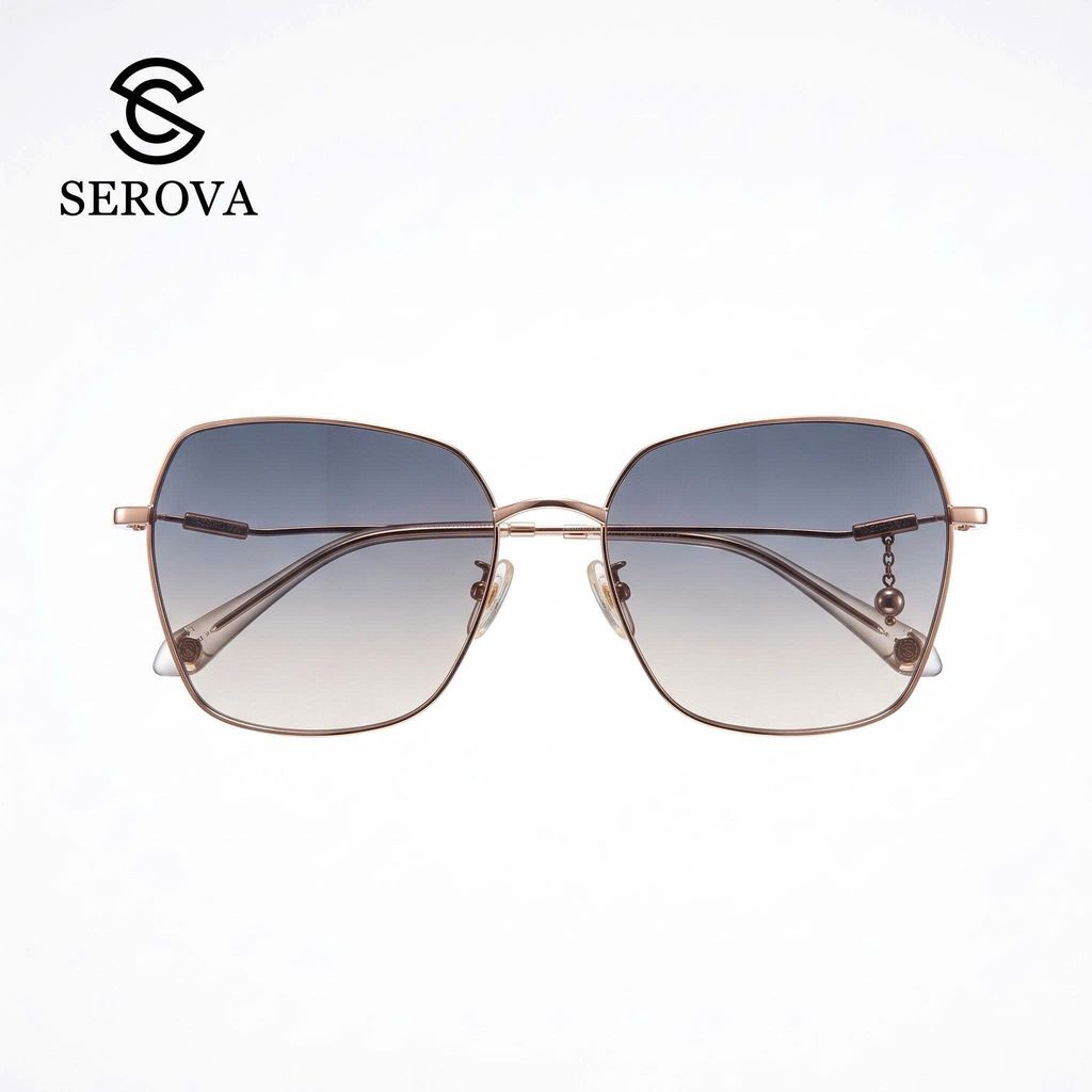 Kính râm thời trang cao cấp , chính hãng SEROVA SS9052 - C01