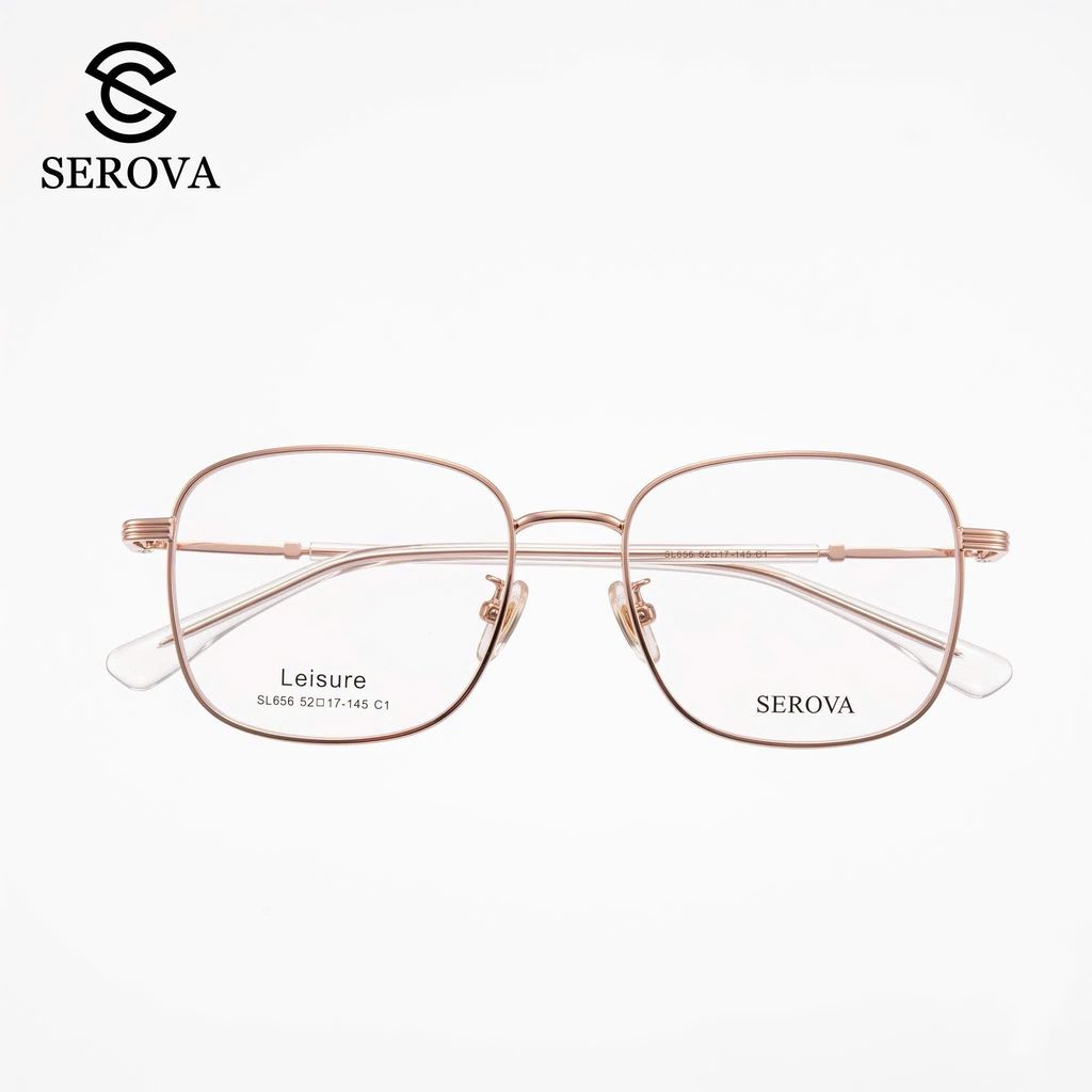 Kính mắt cao cấp hãng SEROVA Leisure SL656 - C1, gọng kính cận