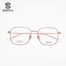 Kính mắt cao cấp hãng SEROVA Leisure SL656 - C1, gọng kính cận