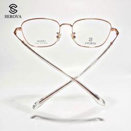 Kính mắt cao cấp hãng SEROVA Leisure SL656 - C1, gọng kính cận