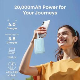 Pin dự phòng 20.000mAh Anker Zolo A1681 sạc nhanh 30W tích hợp 2 cáp 1L 1C - H…