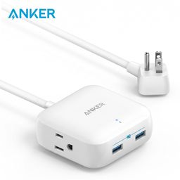 Ổ cắm điện đa năng A9121 (ổ vuông - không hộp) - hàng nhà máy Anker