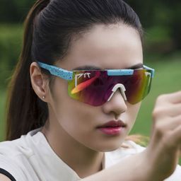 Kính thể thao, đạp xe,chơi Pickleball, bảo vệ mắt, tròng chống chói ( ko hộp )